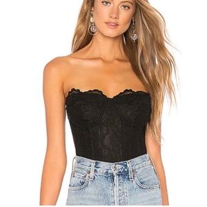 Bardot Oskar Black Lace Bodysuit
